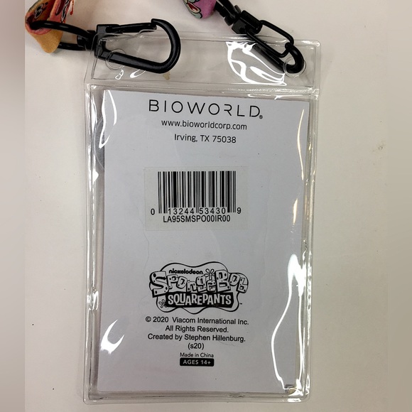 SpongeBob SquarePants Bioworld Mask Lanyard, Printed ID/Mask Holder - Picture 3 of 5